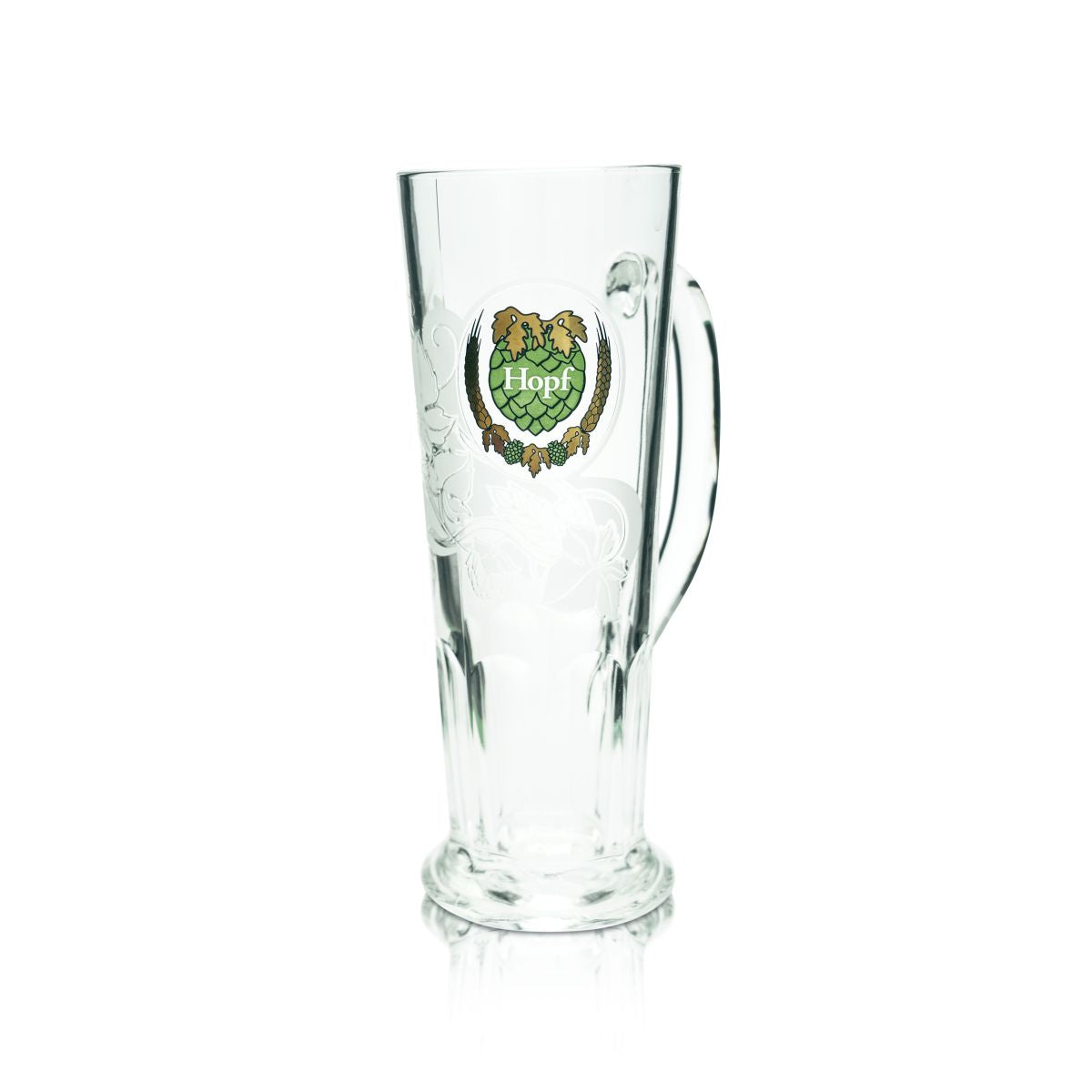 6x Hopf Bierglas 0,5l Konturglas Design Bierkrug Humpen Gläser Set Brauerei – Ansicht 2