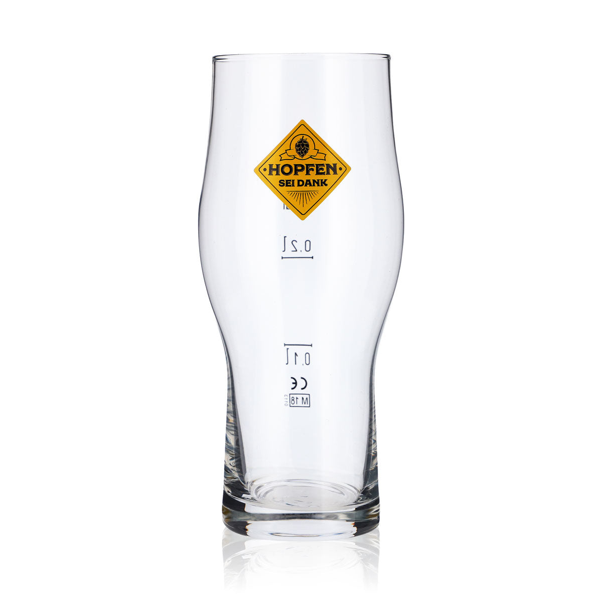 6x Hopfen sei Dank Bier Glas 0,3l Tumbler Biergläser Craft Master Two – Ansicht 2