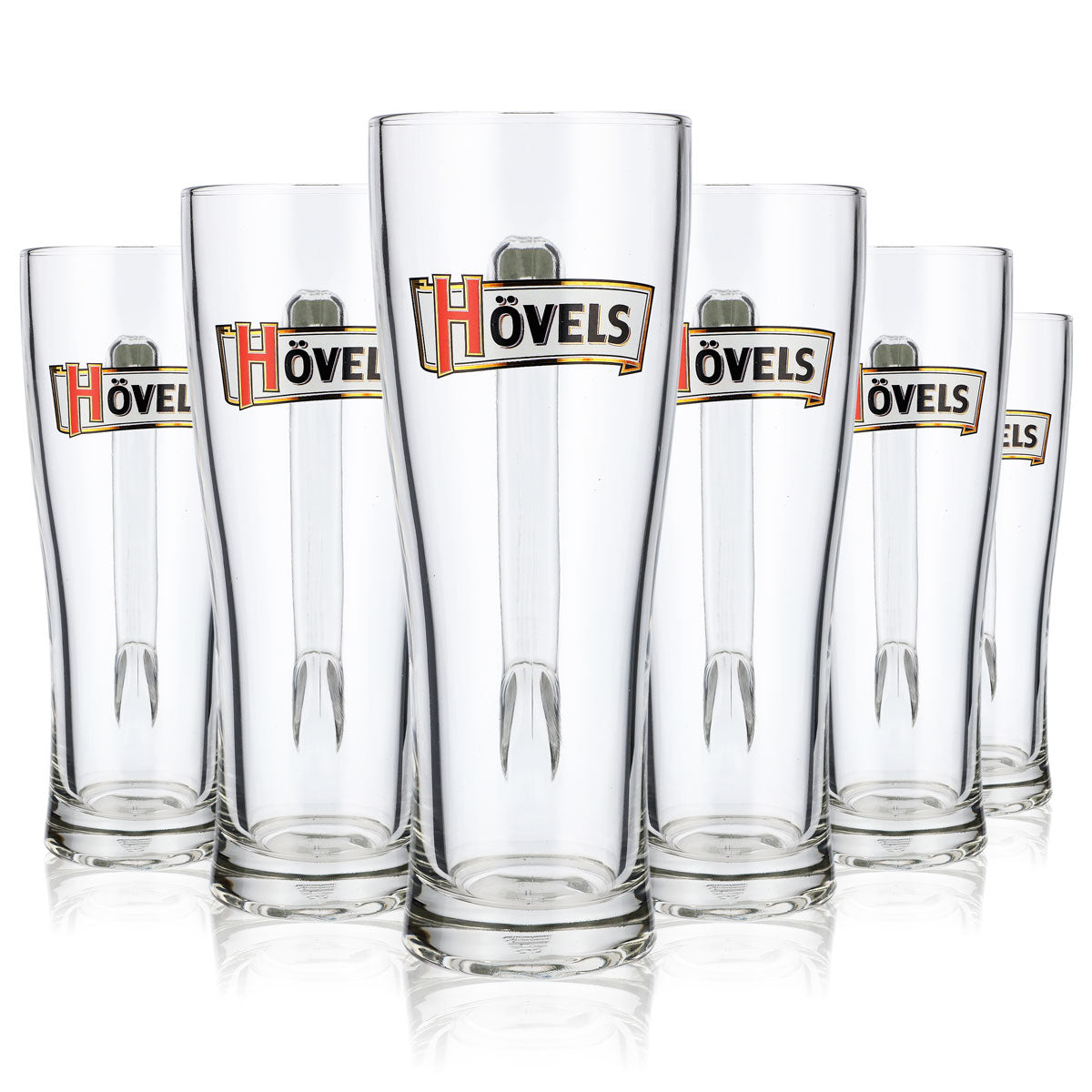 6x Hövels Bier Glas 0,5l Bierkrug Bierseidel Bierhumpen Aspen – Ansicht 7