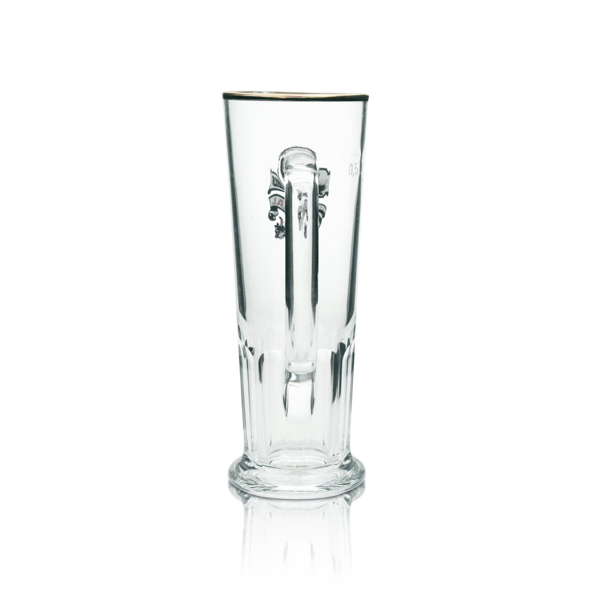 6x Hövels Bier Glas Krug 0,5l Goldrand Sahm – Ansicht 4