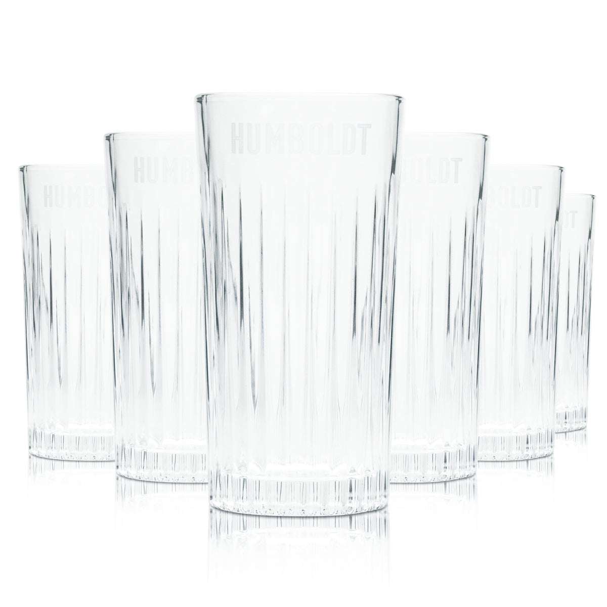 6x Humboldt Gin Glas 0,36l Longdrink Cocktail Kontur Gläser Gastro Kbar Tonic