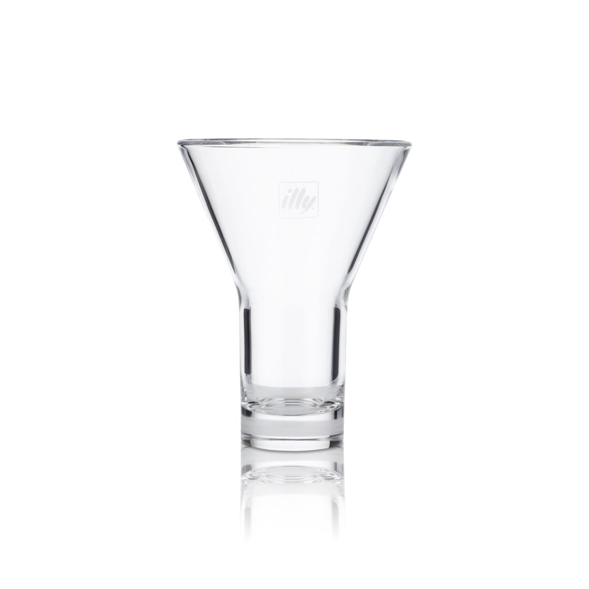 6x Illy Glas 0,19l Kaffee Becher VForm Espresso Mokka Italien Gastro Cafe Bistro – Ansicht 2