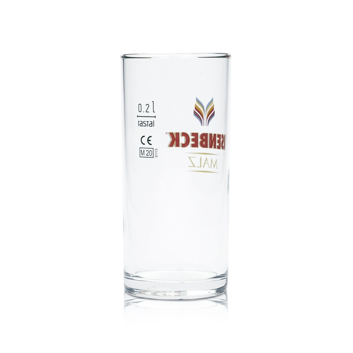 6x Isenbeck Bier Glas 0,2l Stange Malz Gläser Becher Tumbler Brauerei Beer Bar – Ansicht 3