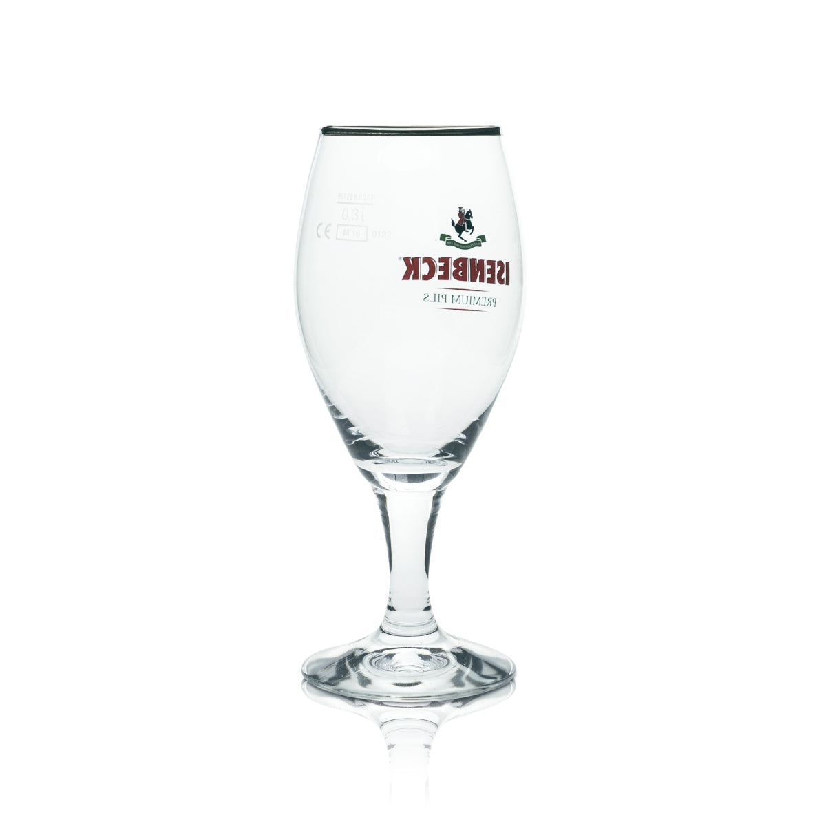 6x Isenbeck Bier Glas 0,3l Pils Tulpen Pokal Goldrand Ritzenhoff Gläser Beer – Ansicht 3