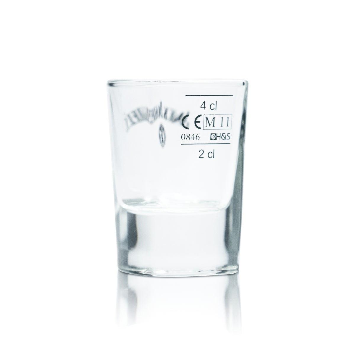 6x Jack Daniels Whiskey Glas 4cl Shot Kurze Stamper Gläser Gastro Geeicht Kneipe – Ansicht 3