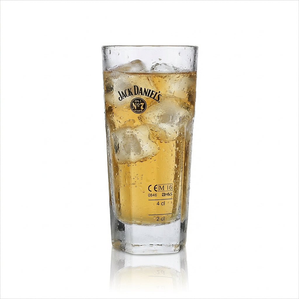 6x Jack Daniels Whiskey Glas Longdrink stapelbar – Ansicht 3