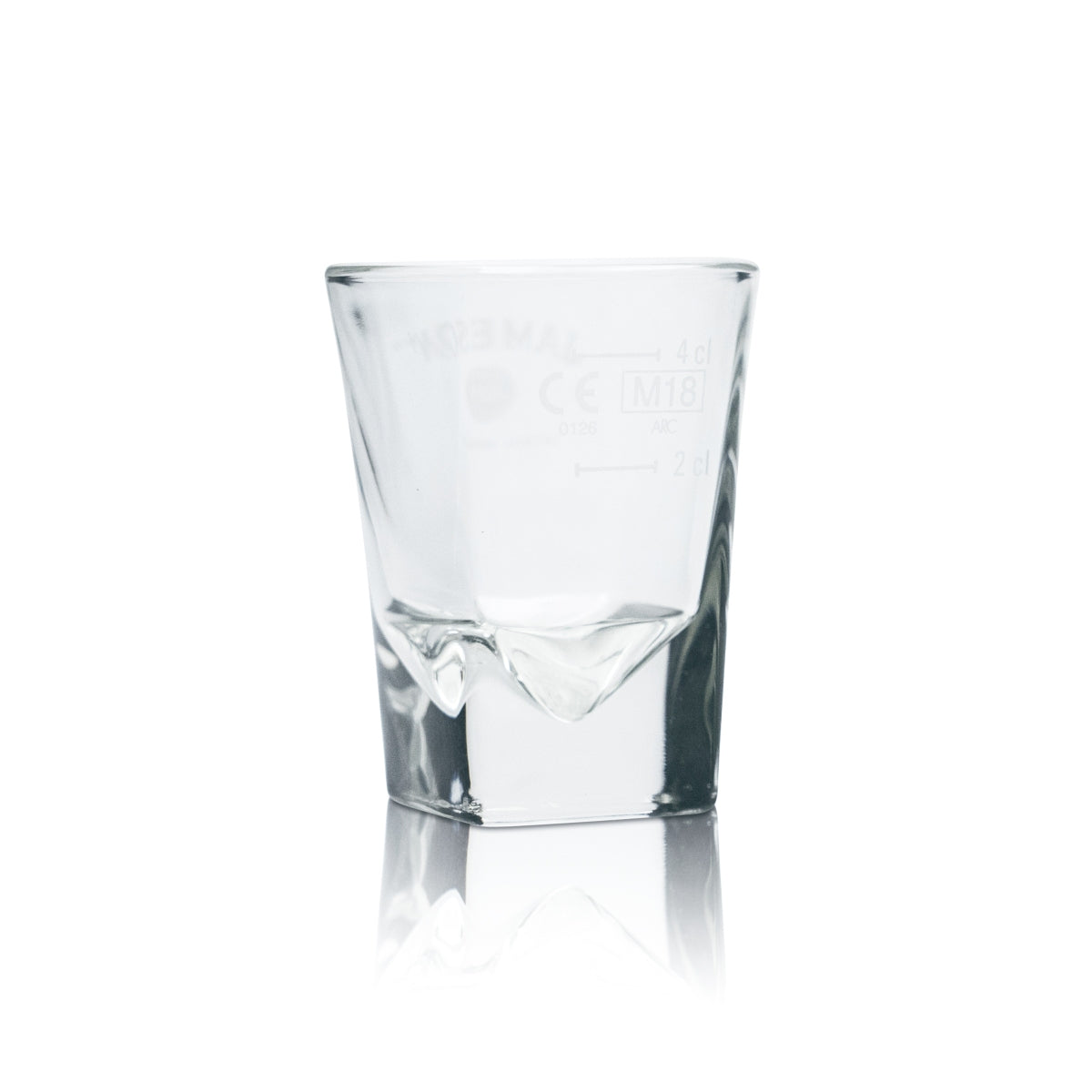 6x Jameson Shotglas 4cl Kurze Stamper Whiskey Gläser "Prism" Geeicht Gastro Bar – Ansicht 3