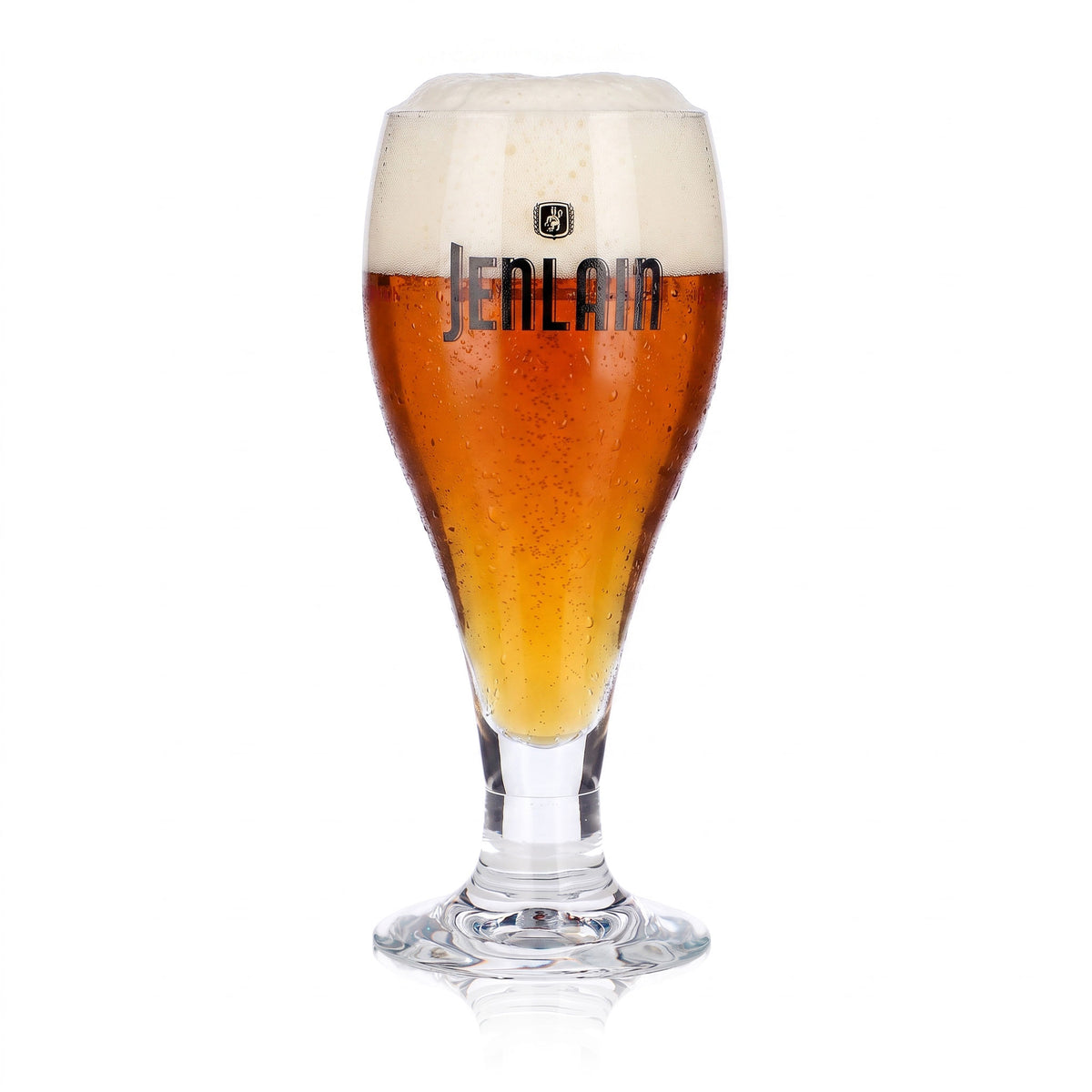 6x Jenlain Bier Glas 0,25l Pokal au Village de Jenlain Schwarze (6er Set) – Ansicht 2