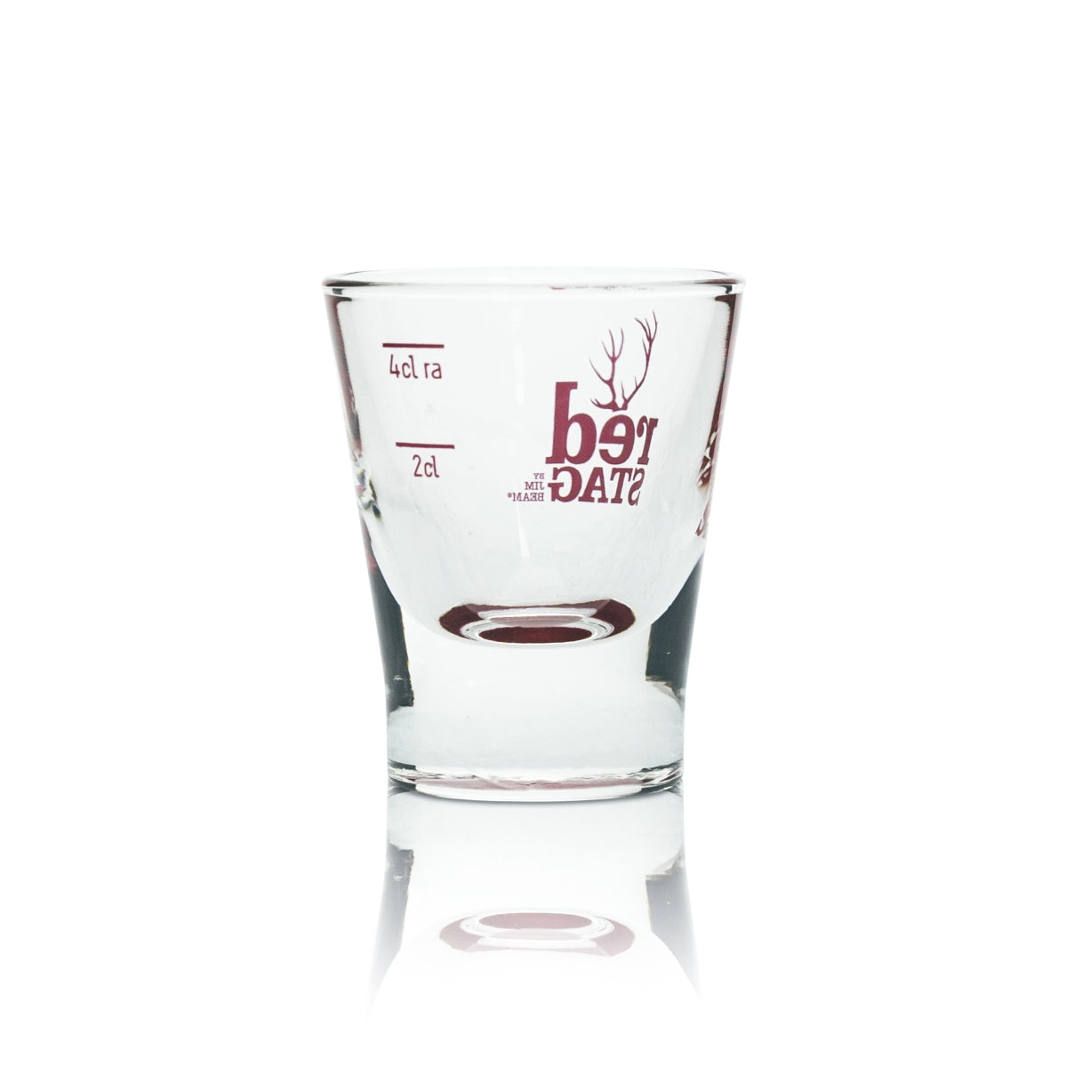 6x Jim Beam Shotglas 4cl Kurze Stamper Whiskey Gläser Red Stag Gastro Kneipe – Ansicht 3