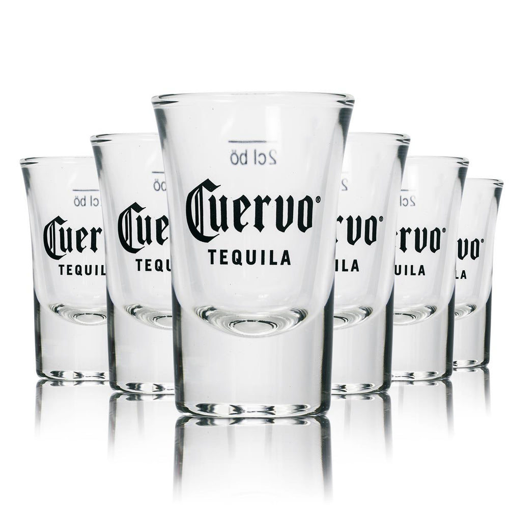6x Jose Cuervo Tequila Glas Shotglas 2cl