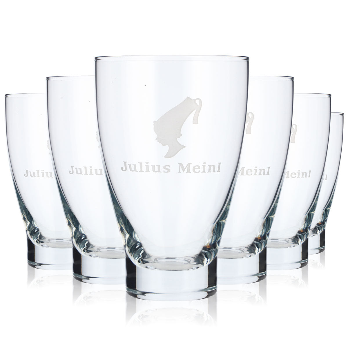 6x Julius Meinl Kaffee Glas Kaffeegläser Cafe Crema Gläser 0,35l Tumler