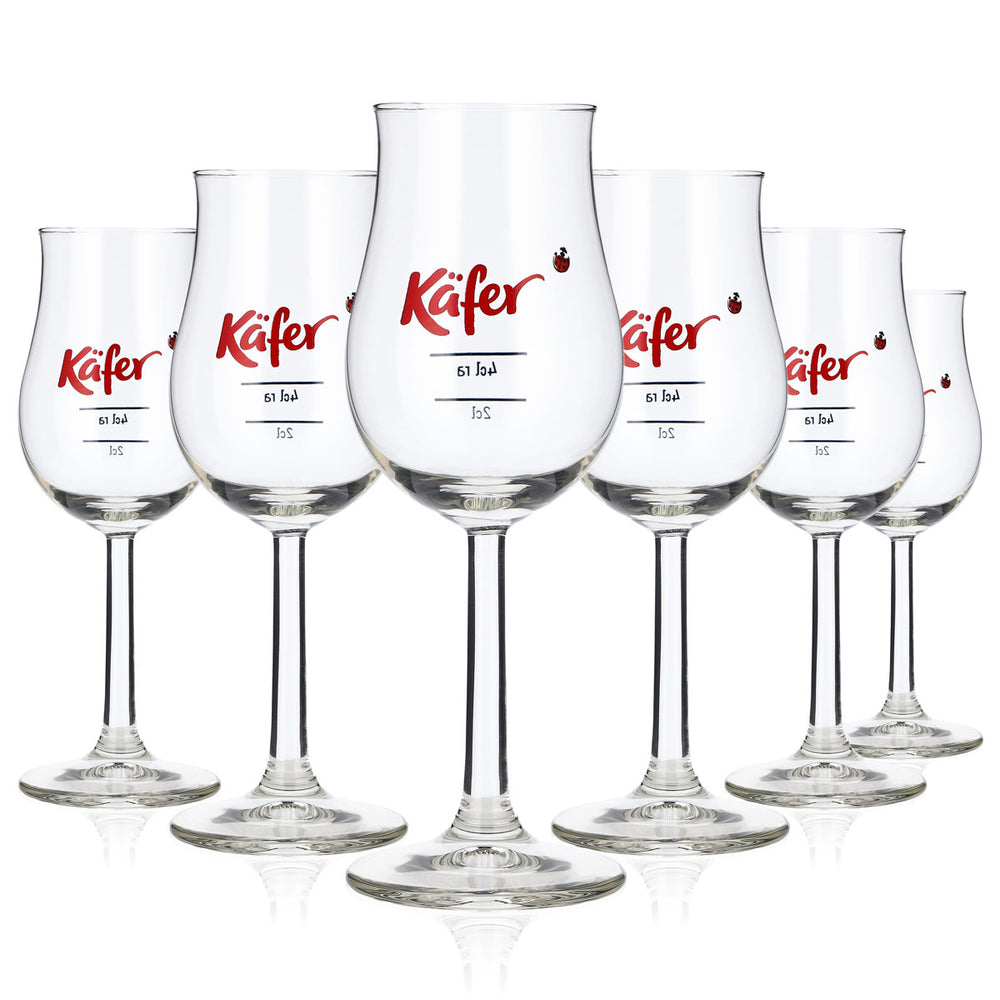 6x Käfer Tasting Glas 2cl/4cl Noisingglas Grappa-Kelch Rastal