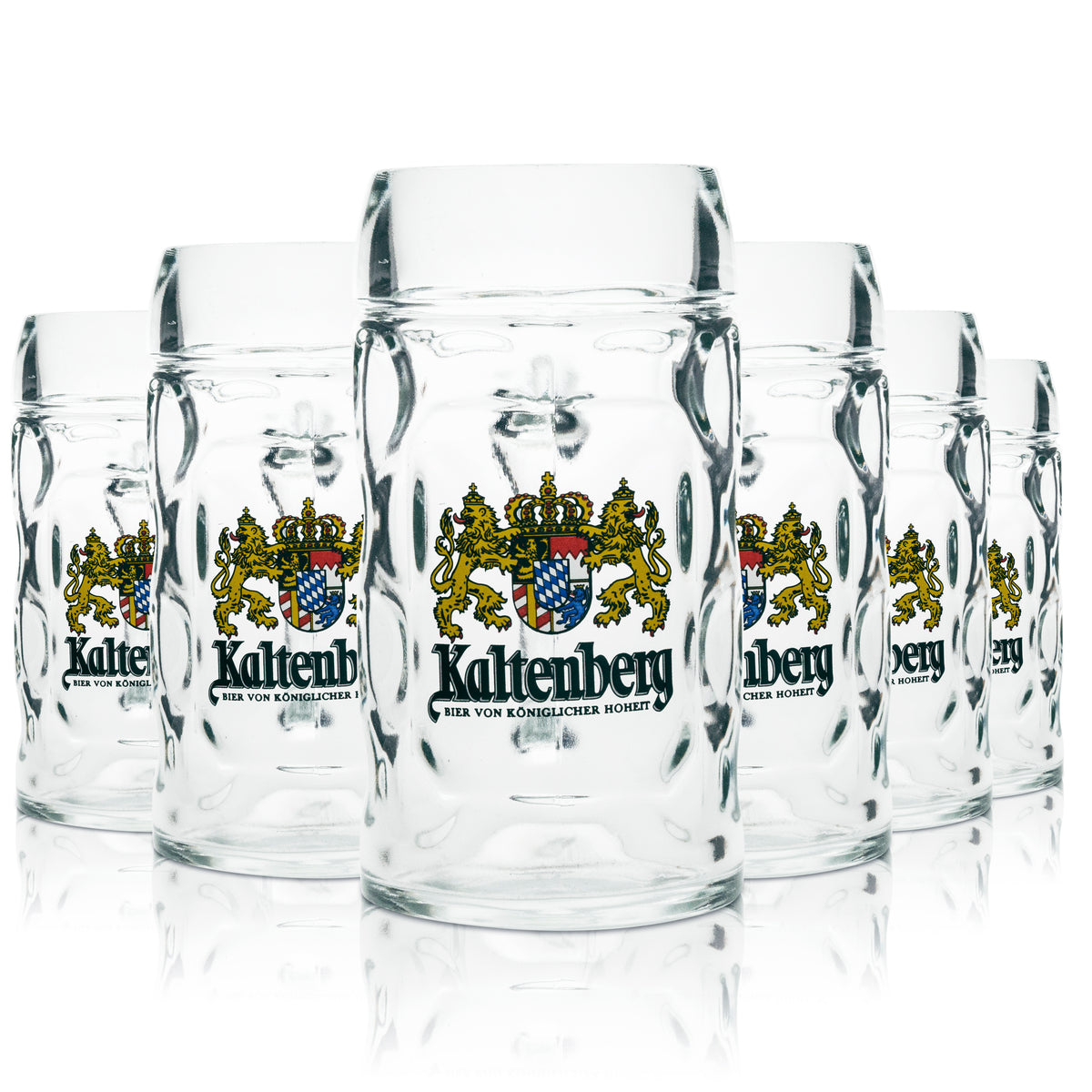 6x Kaltenberg Bier Glas 0,5l Isar Seidel Krug – Ansicht 4