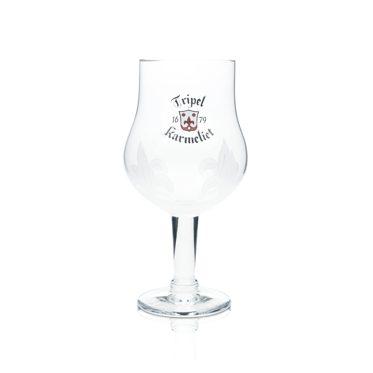 6x Karmeliet Glas 0,33l Bier Kelch Pokal Cup Frosted Gläser Gastro Bar Kneipe – Ansicht 2