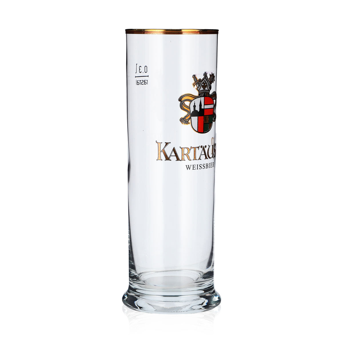 6x Kartäuser Bier Glas 0,3l Becher Goldrand Rastal Bierglas Bierkrug (6er Set) – Ansicht 3