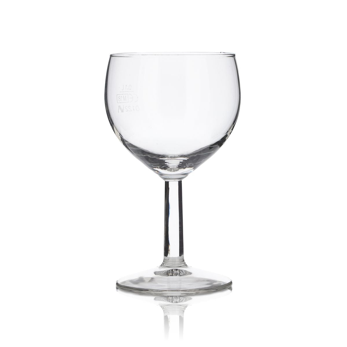 6x Kelch Glas 0,1l Mineralwasser Sprudel Saft Gläser Set Blanko Ohne Logodruck – Ansicht 4