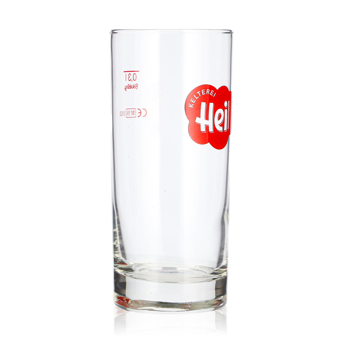 6x Kelterei Heil Apfelwein Glas 0,3l Longdrink rotes Logo Böckling (6er Set) – Ansicht 3
