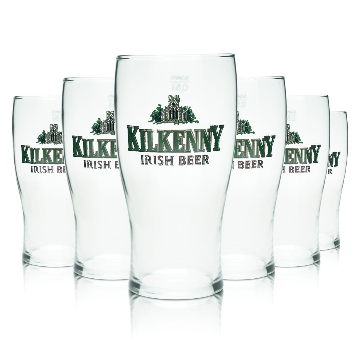 6x Kilkenny Bierglas 0,5l Pintgläser Willi Becher Gläser Set Irish Brewery Stout
