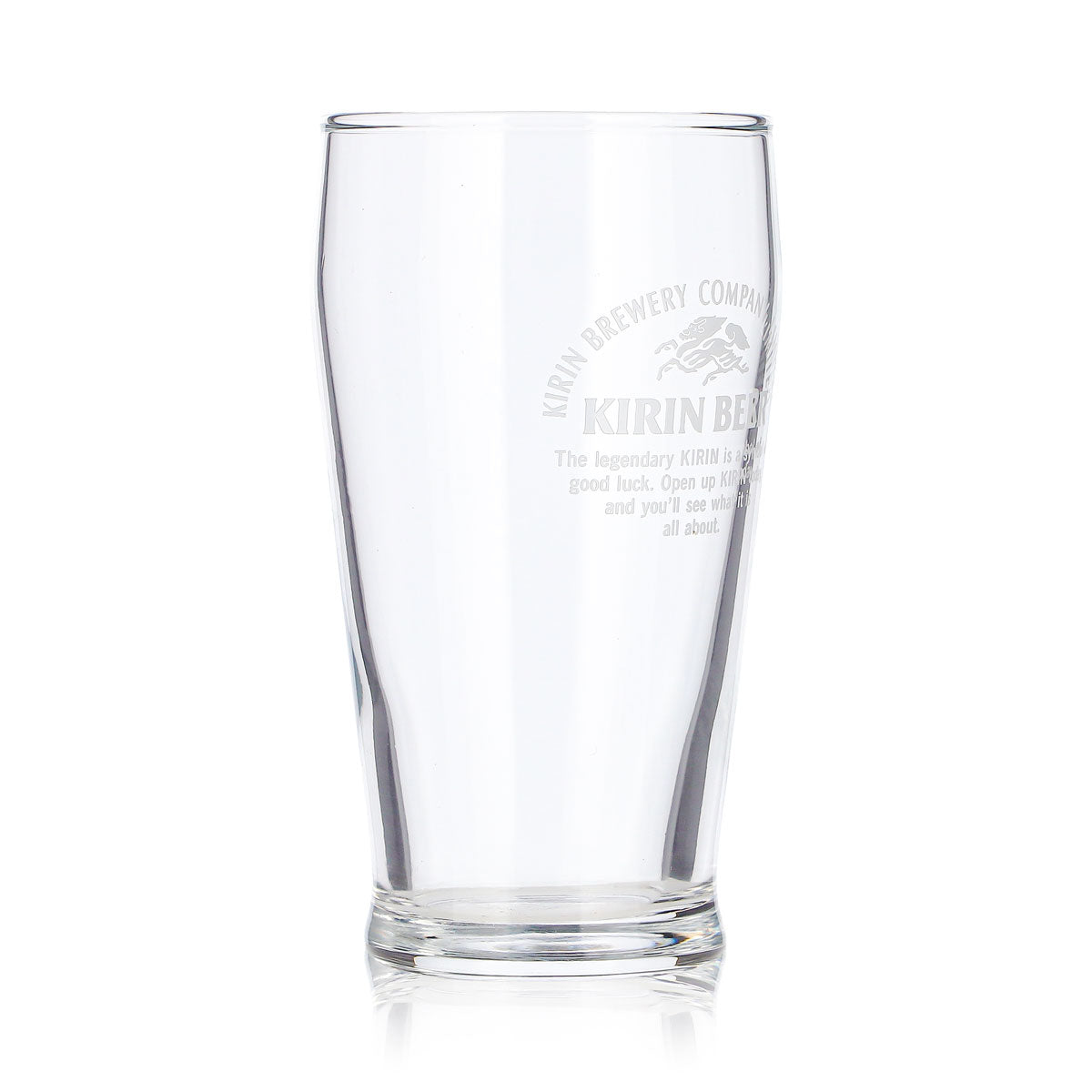6x Kirin Ichiban Bier Glas 0,17l Becher weißes Logo – Ansicht 4