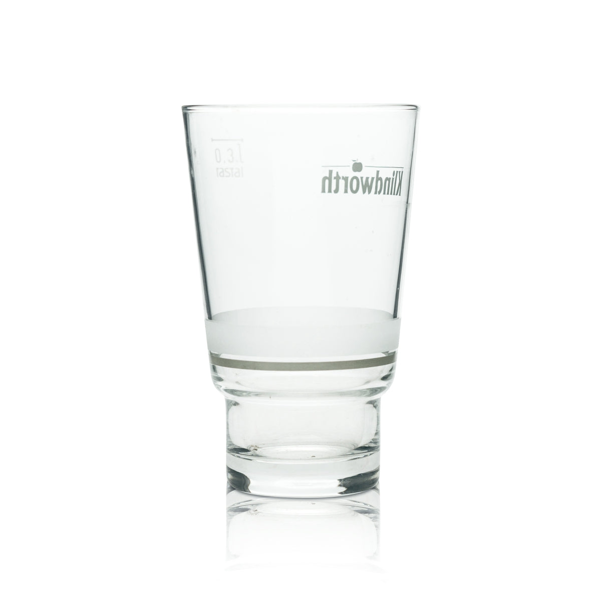 6x Klindworth Saft Glas 0,3l Becher Stapelbar Gläser Frucht Limo Gastro Bar – Ansicht 4