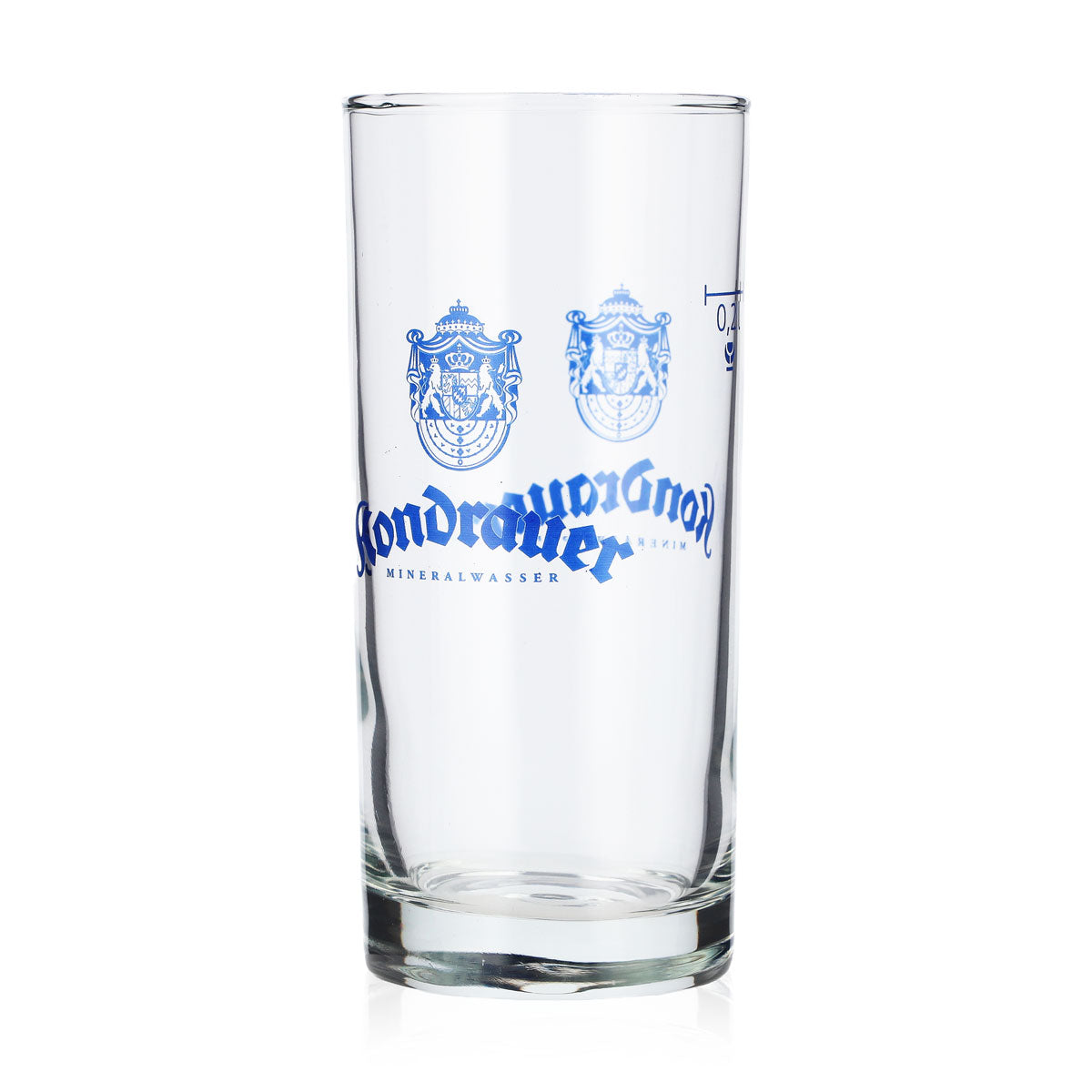 6x Kondrauer Wasser Glas Wassergläser 0,2l Becher Ruhr Cristal – Ansicht 5