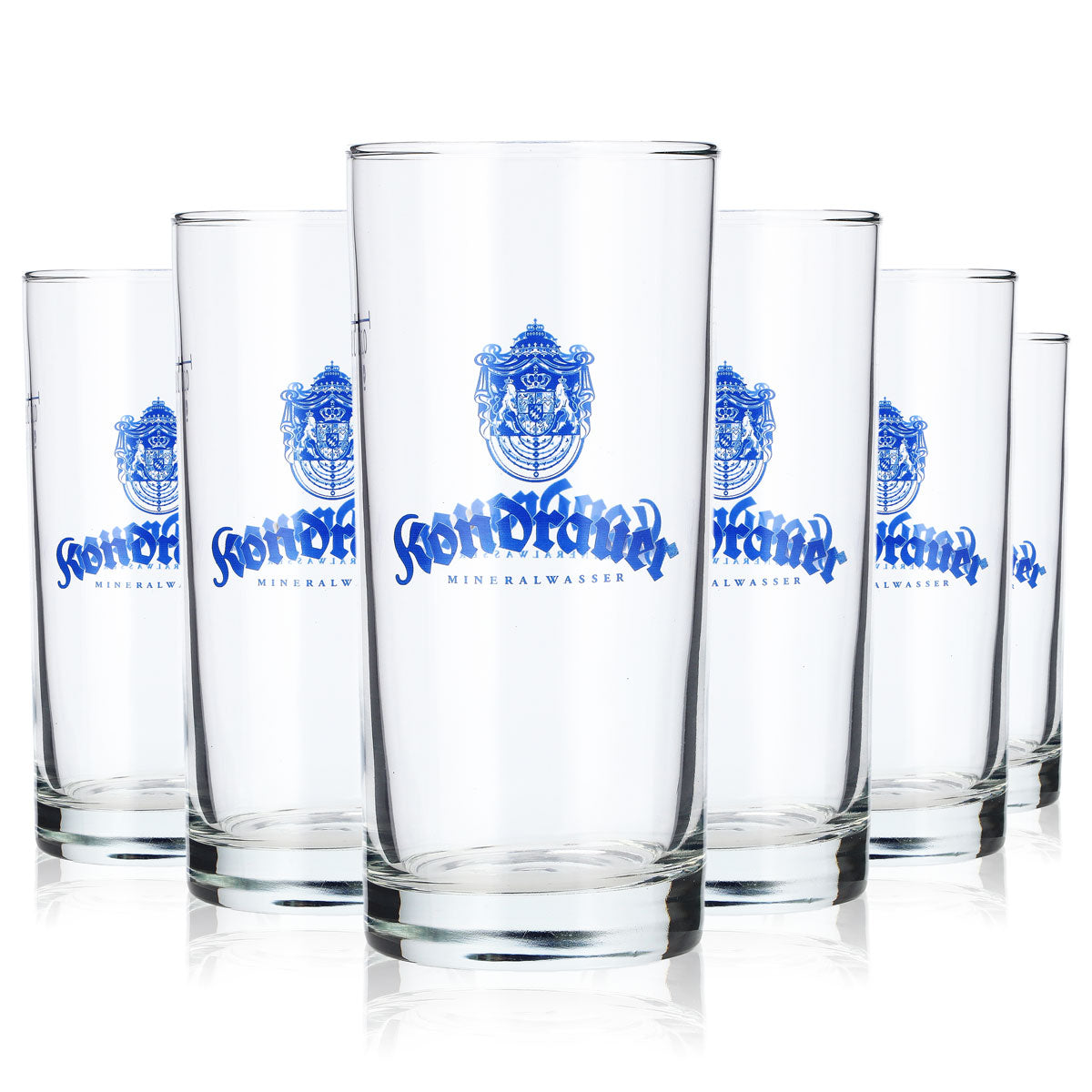 6x Kondrauer Wasser Glas Wassergläser 0,2l Becher Ruhr Cristal – Ansicht 6