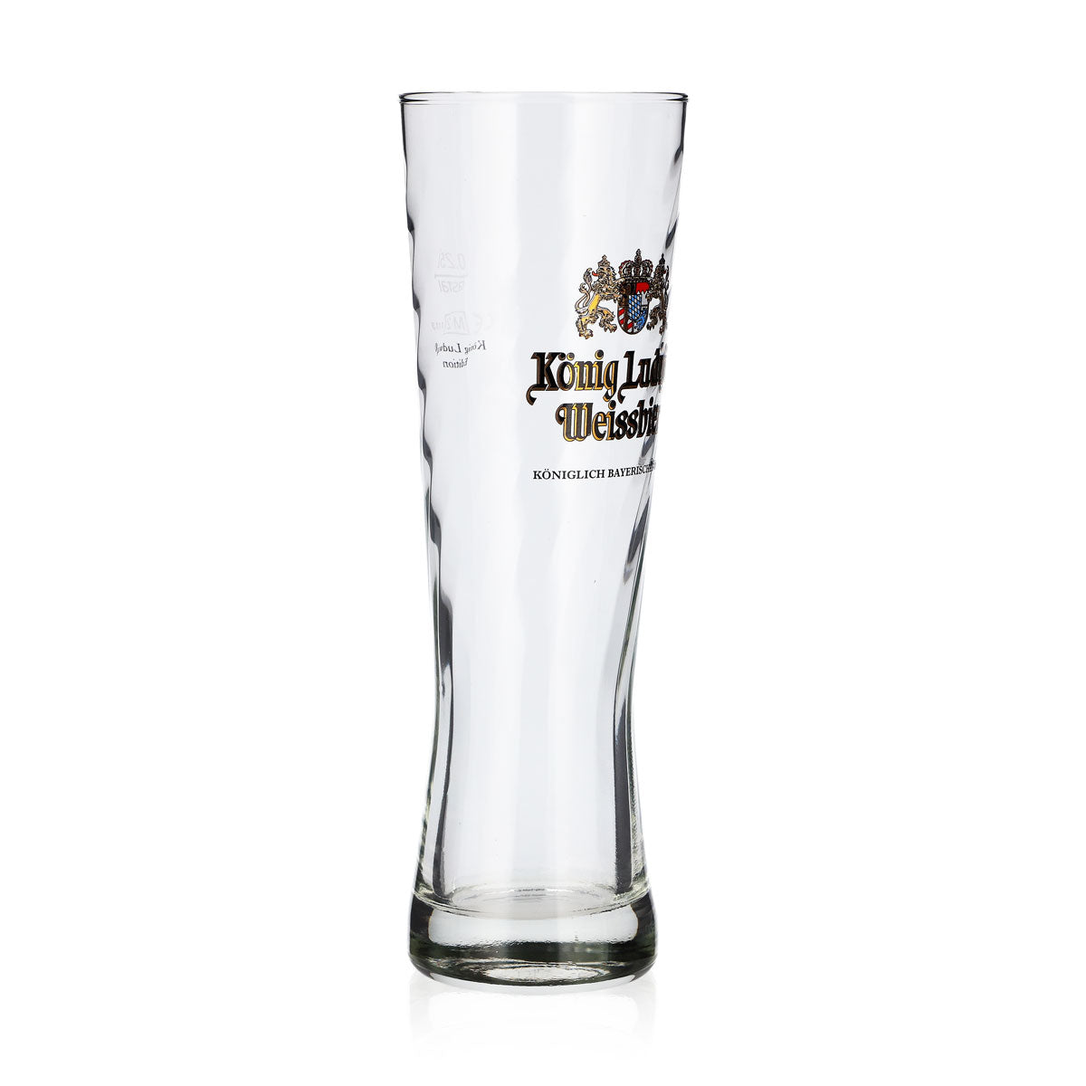 6x König Ludwig Bier Glas 0,25l Weissbier Relief Rastal (6er Set) – Ansicht 3