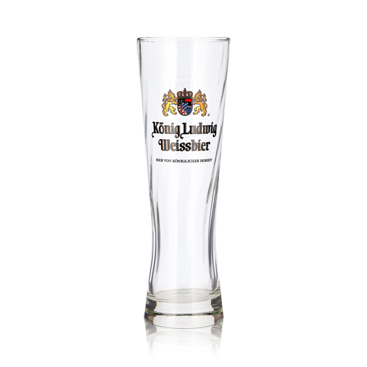 6x König Ludwig Bier Glas 0,3l Pokal Weißbier von königlicher Hoheit (6er Set) – Ansicht 3