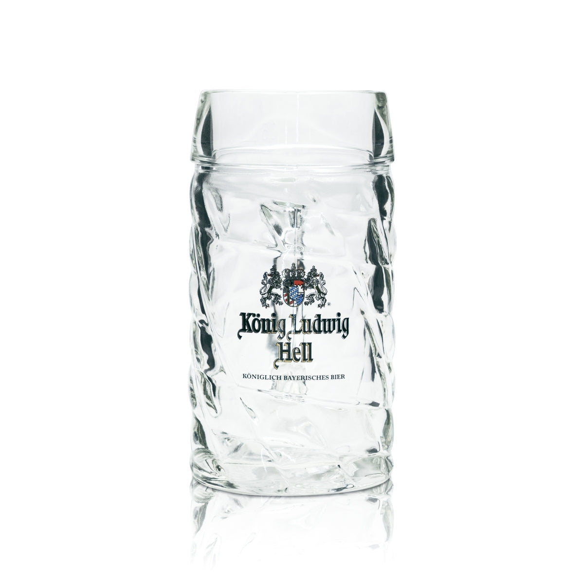 6x König Ludwig Bier Glas 0,5l Krug Raute Seidel Sahm Relief Gläser Henkel Krüge – Ansicht 3