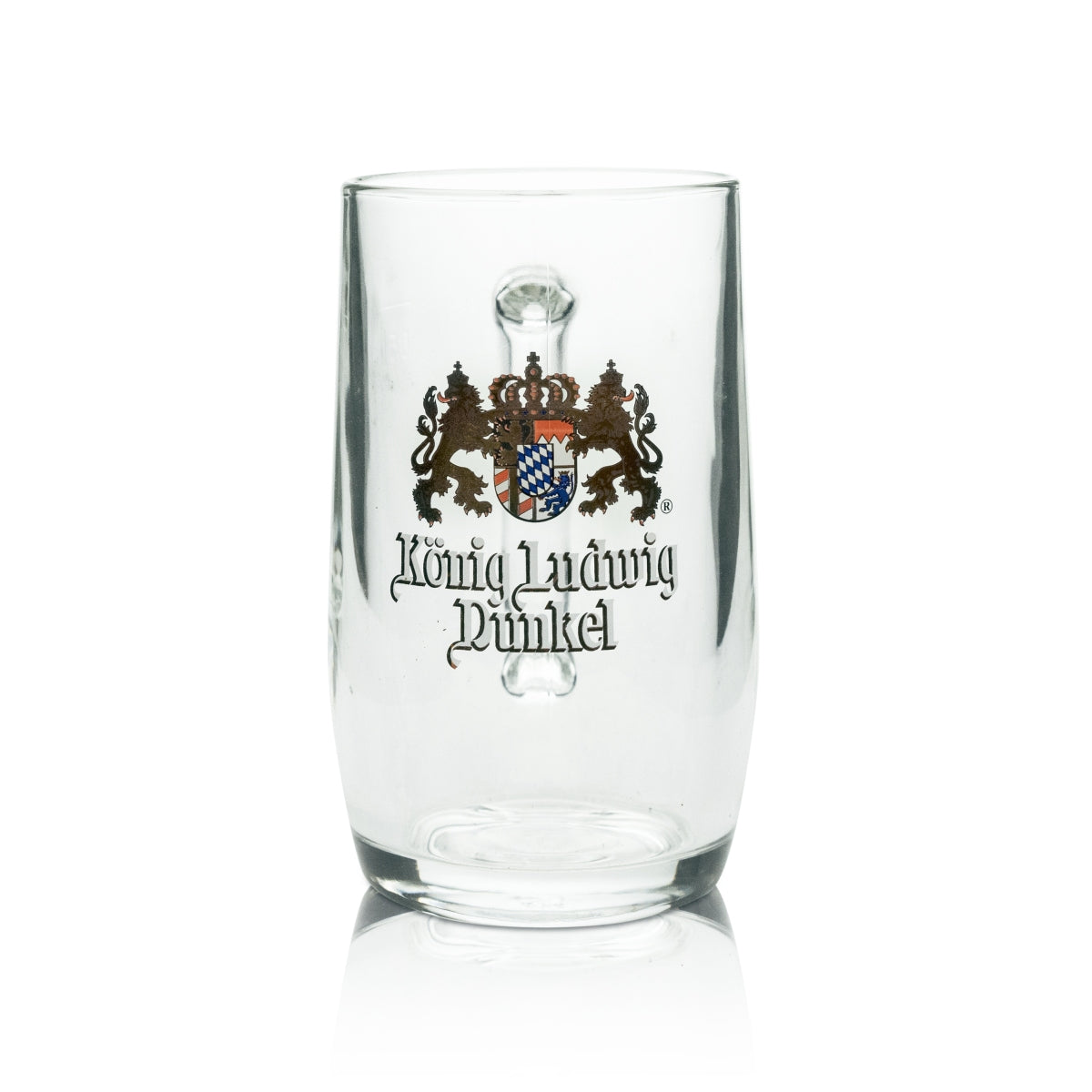 6x König Ludwig Bier Glas 0,5l Seidel Dunkel Sahm Henkel Gläser Krüge Krug Beer – Ansicht 2