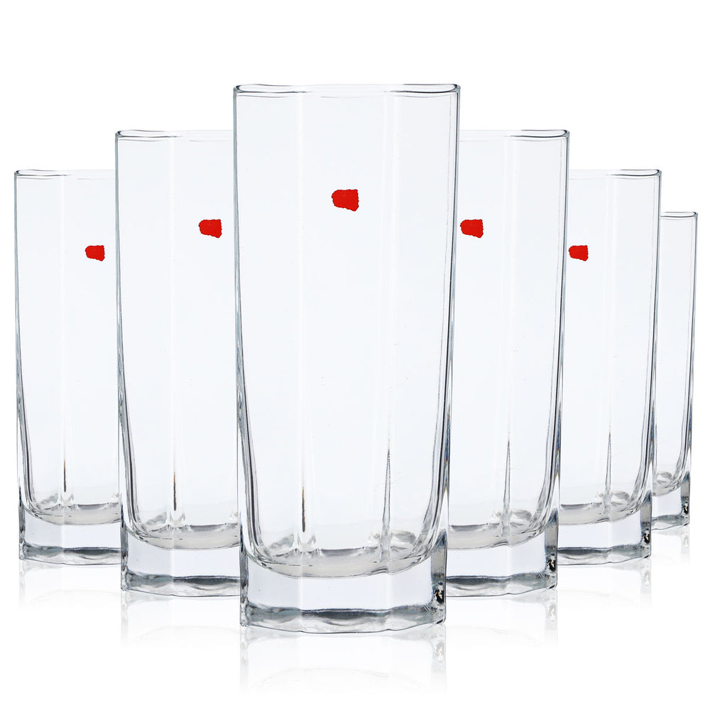 6x König Otto Sprudel Wasser Glas 0,26l Wassergläser Softdrinkgläser