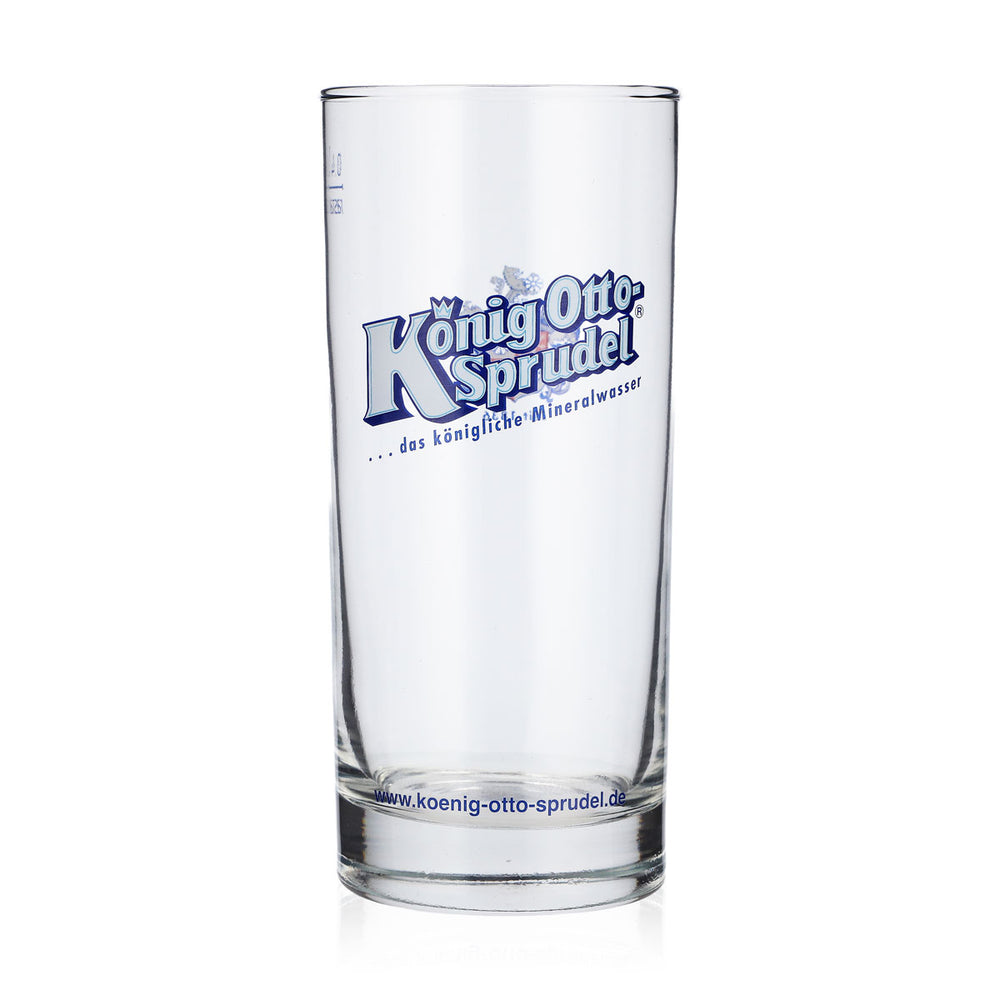 6x König Otto Sprudel Wasser Glas 0,4l Becher (6er Set)
