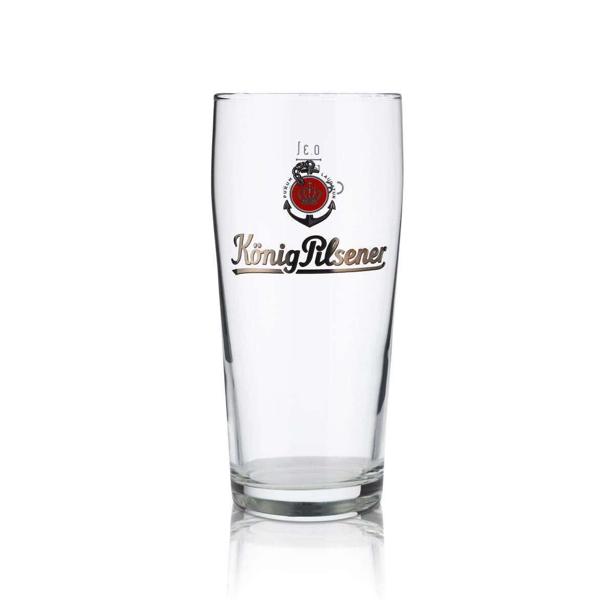 6x König Pilsener Bierglas 0,3l Willi Becher Pokal Gläser Set Brauerei Gastro – Ansicht 2
