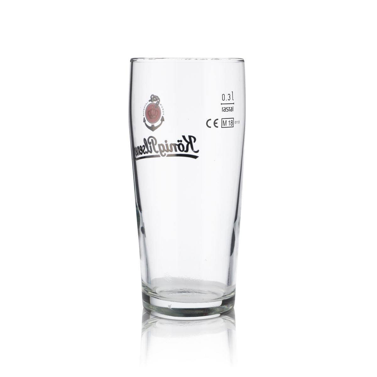 6x König Pilsener Bierglas 0,3l Willi Becher Pokal Gläser Set Brauerei Gastro – Ansicht 3