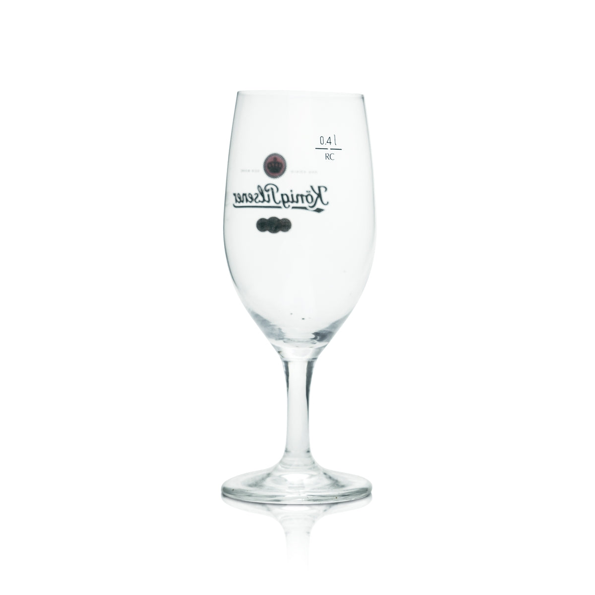 6x König Pilsener Glas 0,4l Bier Tulpe Pokal Pilsener Gläser Brauerei Gastro – Ansicht 3