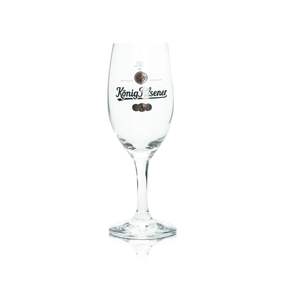 6x König Pilsner Glas 0,2l Pokal Tulpe Bier Gläser Gastro Geeicht Pils Kneipe – Ansicht 2
