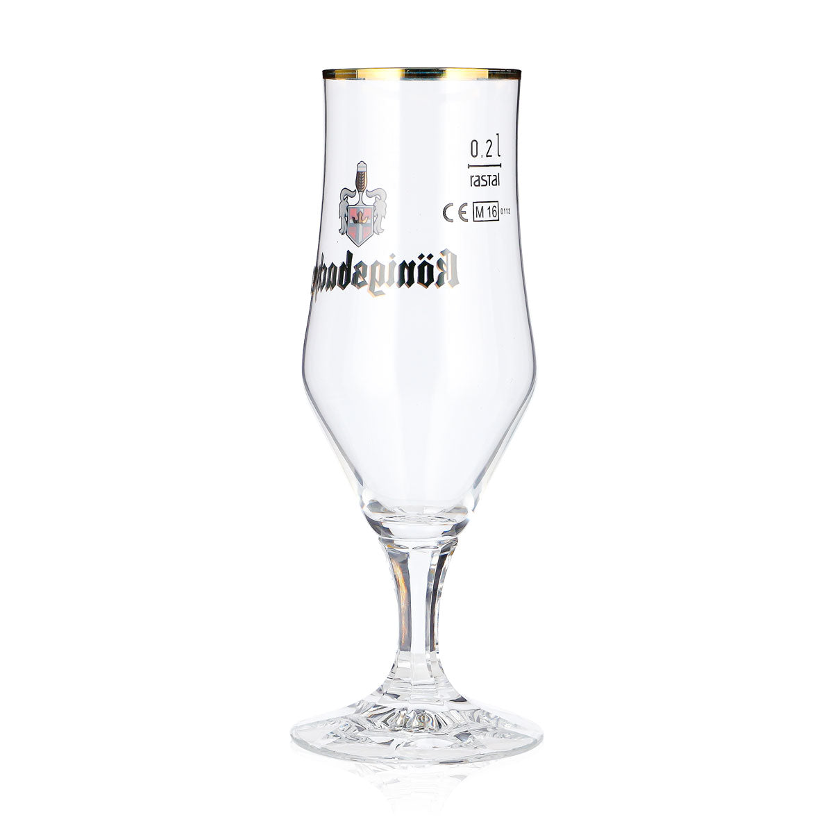 6x Königsbacher Bier Glas 0,2l Kelch Goldrand Rastal Pokal (6er Set) – Ansicht 4