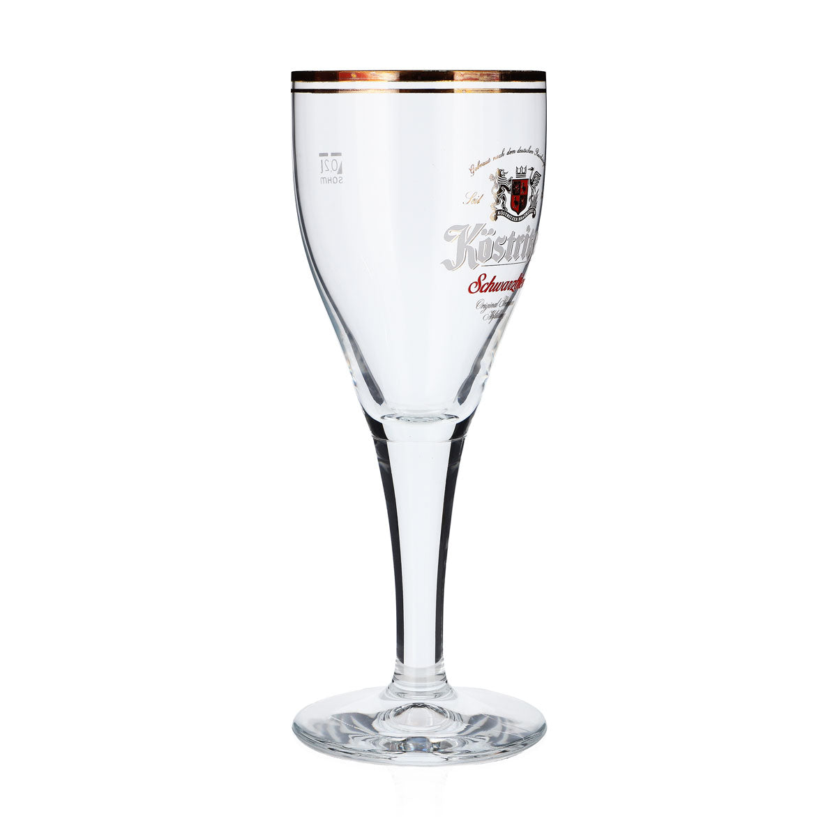 6x Köstritzer Bier Glas Biergläser 0,2l Pokal roter Schriftzug "Schwarzbier" – Ansicht 3