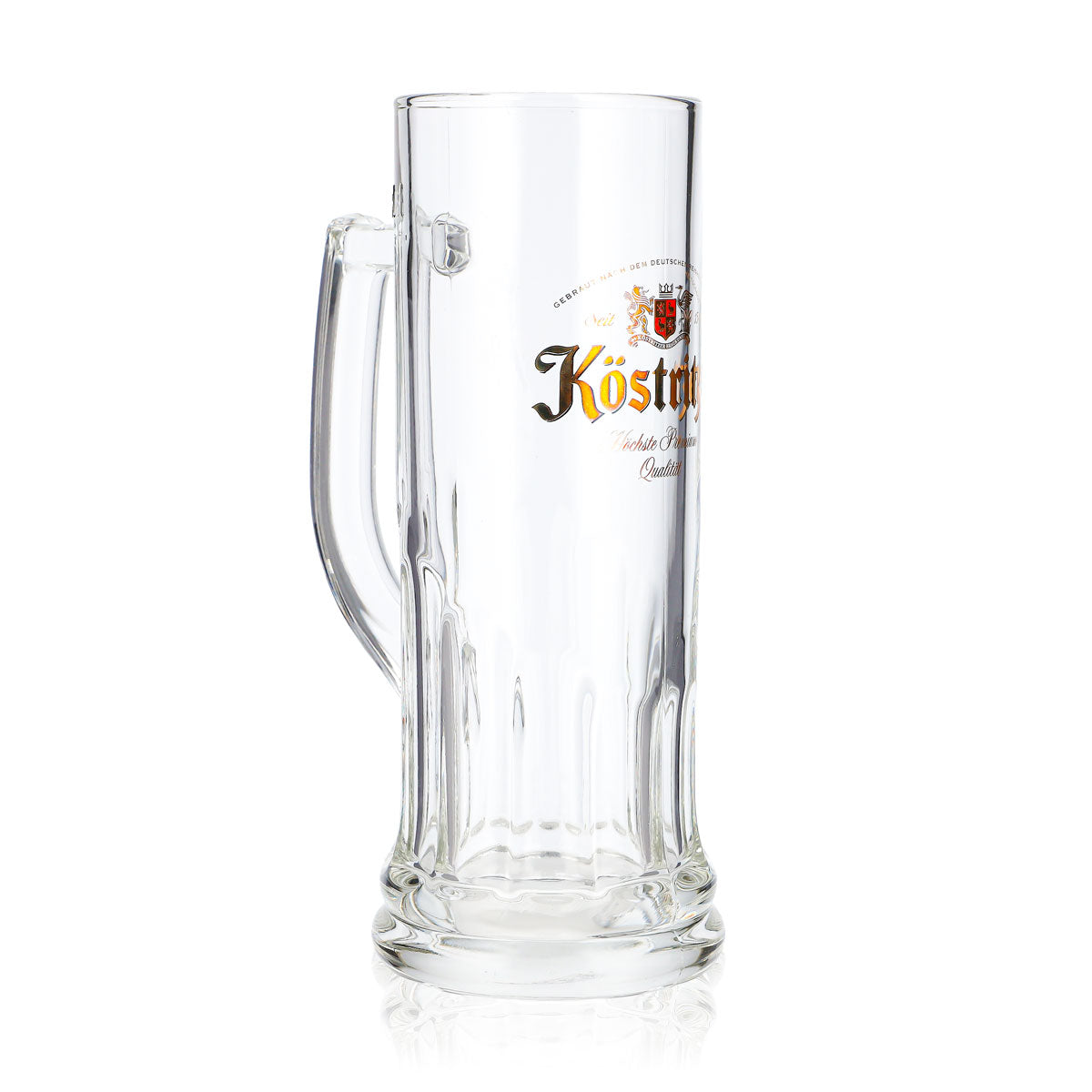 6x Köstritzer Bier Glas Krug 0,5l Relief gerade Ausführung Rastal (6er Set) – Ansicht 3