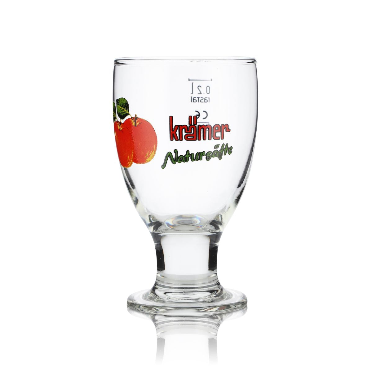 6x Krämer Glas 0,2l Saftglas Kelchglas Trinkglas Saftschorle Gläser Set Gastro – Ansicht 2