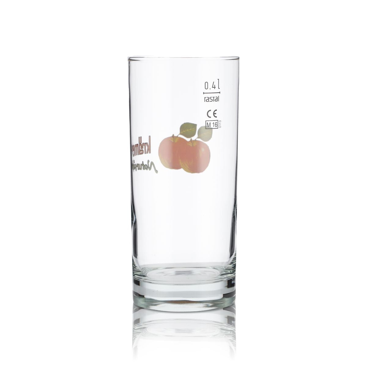 6x Krämer Glas 0,4l Saftglas Willi Becher Trinkglas Gläser Set Saftschorle Eiche – Ansicht 3