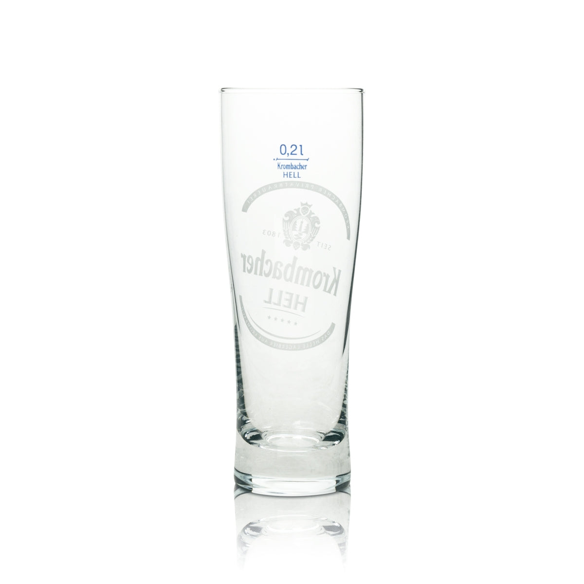 6x Krombacher Bier Glas 0,2l Becher Hell Sahm Willi Pils Gläser Brauerei Beer – Ansicht 3