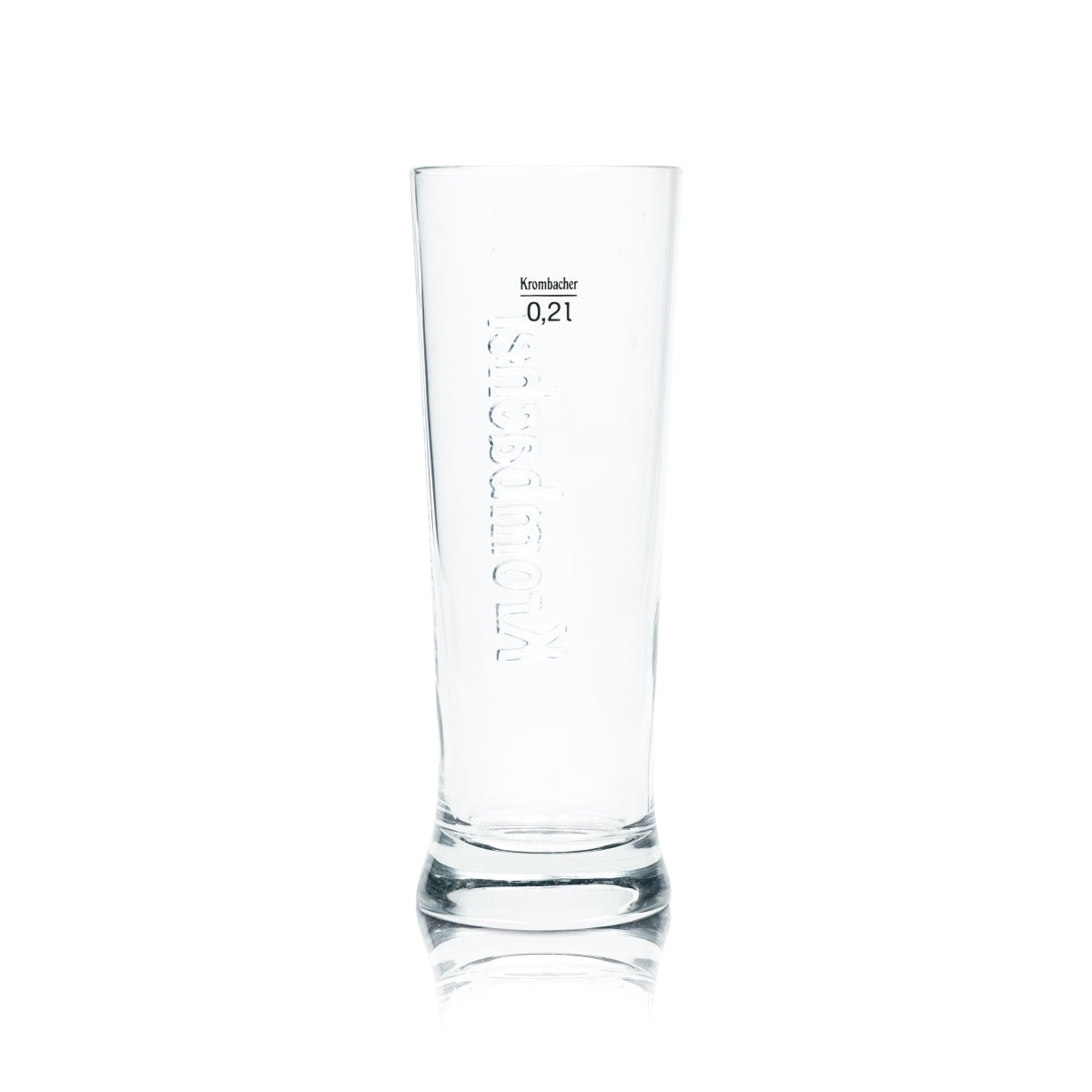 6x Krombacher Bier Glas 0,2l Becher Star Cup Sahm Relief Gläser Kontur Brauerei – Ansicht 3