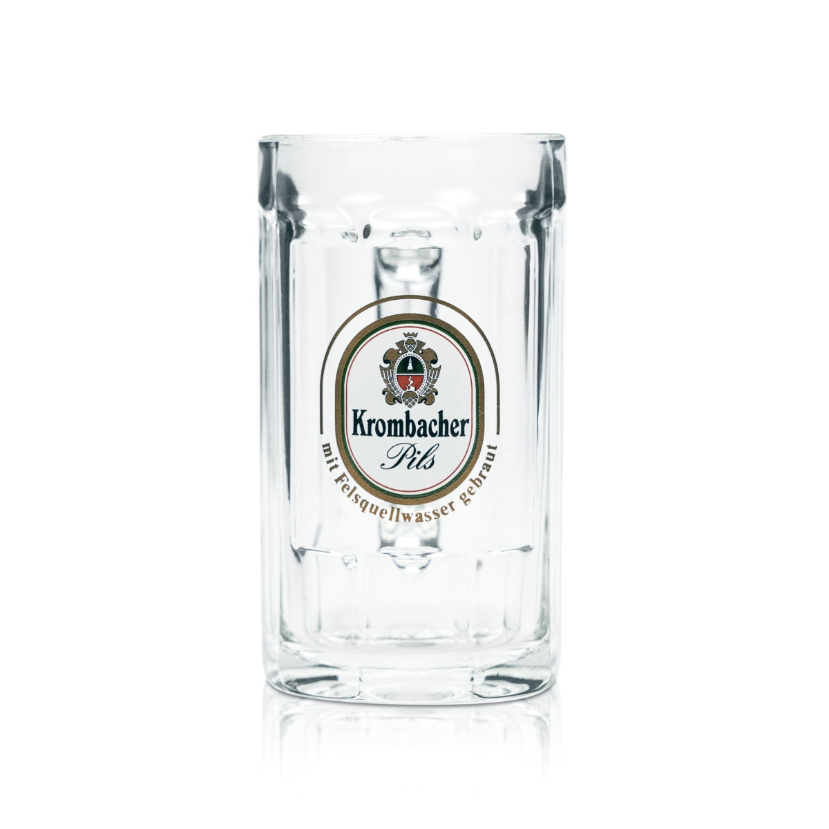 6x Krombacher Bier Glas 0,2l Krug Humpen Seidel Relief Gläser Gastro Kneipe Pils – Ansicht 2