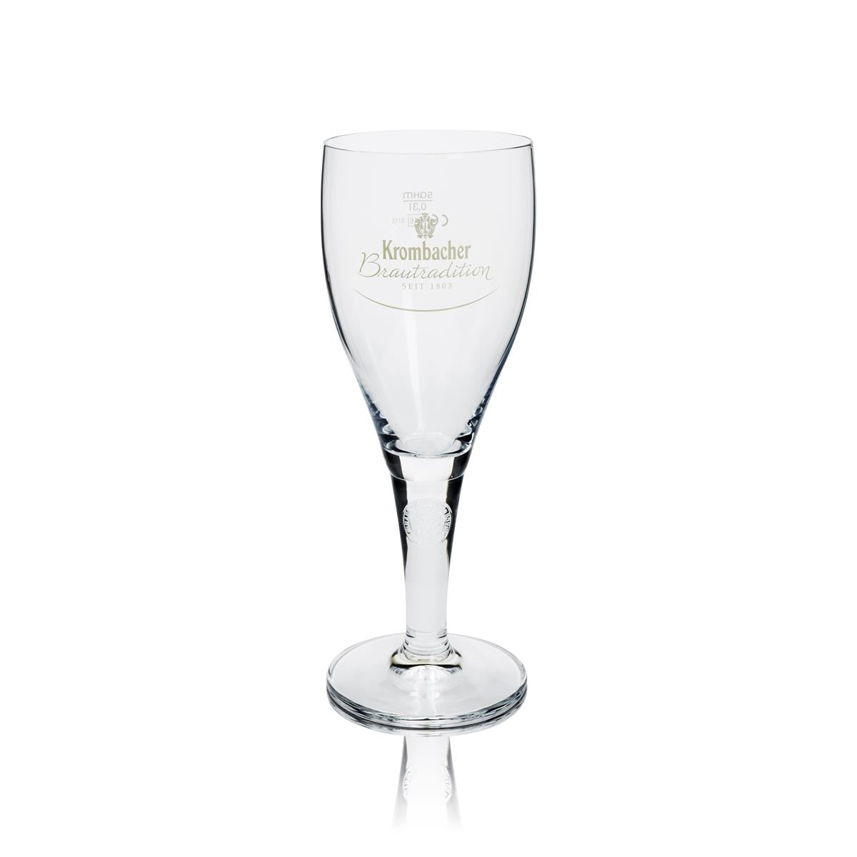 6x Krombacher Bier Glas 0,3l Pokal Traditions Sahm – Ansicht 2