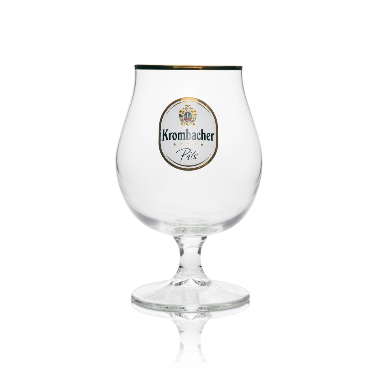 6x Krombacher Bier Glas Ballon Brüssel 400ml sahm – Ansicht 2