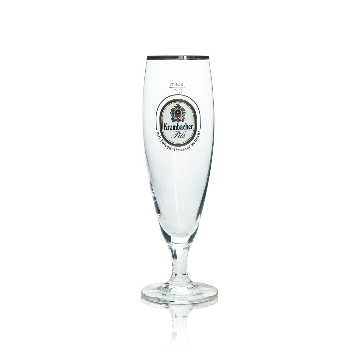 6x Krombacher Bier Glas Pokal Exklusiv 0,4l Tulpe Gläser Pils Kelch Sahm Export – Ansicht 2