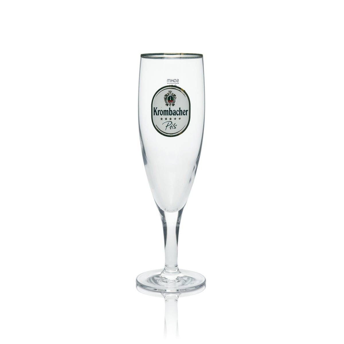 6x Krombacher Bierglas 0,2l Exklusiv Pokalgläser Biertulpen Pilstulpen Goldrand – Ansicht 3