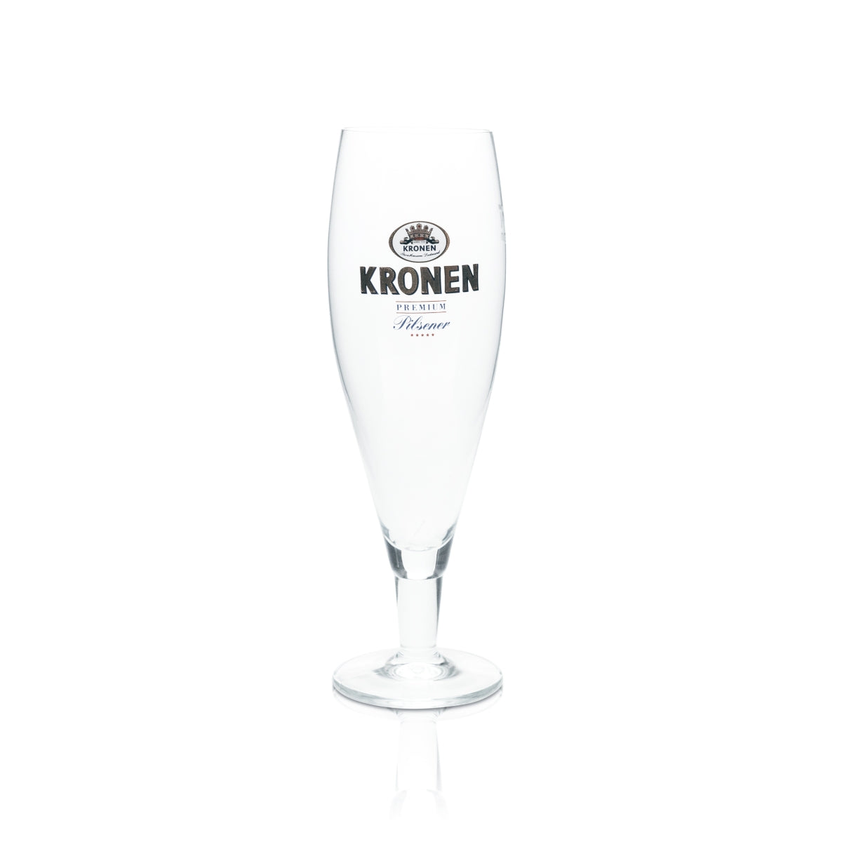 6x Kronen Glas 0,4l Bier Pokal Kelch Tulpe Cup Gläser Gastro Bar Kneipe Dortmund – Ansicht 2