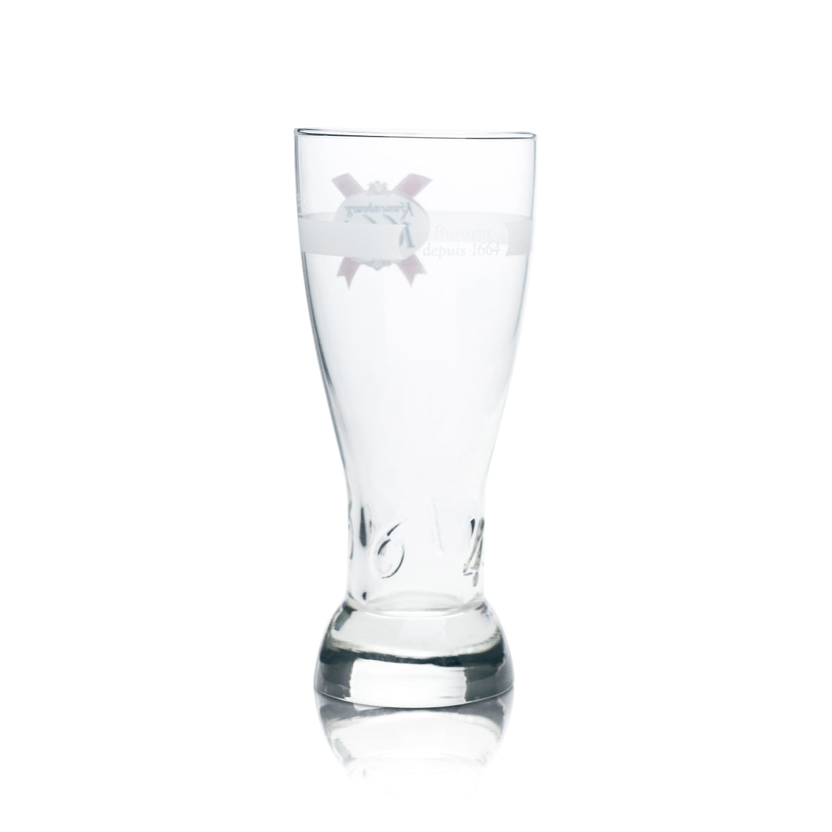 6x Kronenbourg 1664 Bier Glas 0,25l Becher Pokal Kontur Gläser France Pale Lager – Ansicht 4